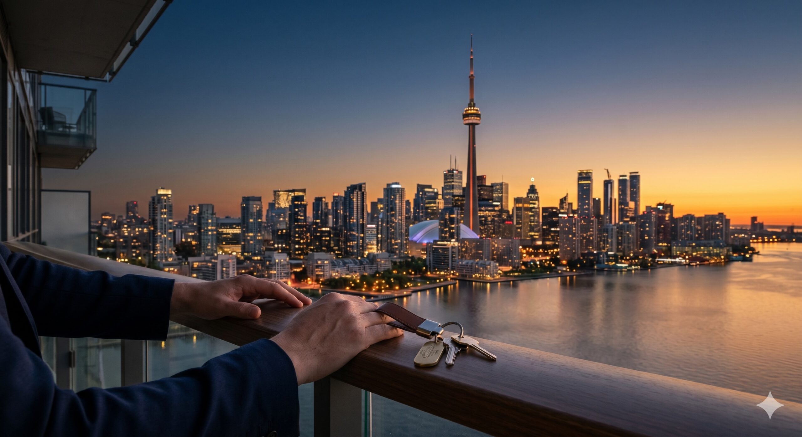 Toronto skyline at dusk — locksmith service across the GTA